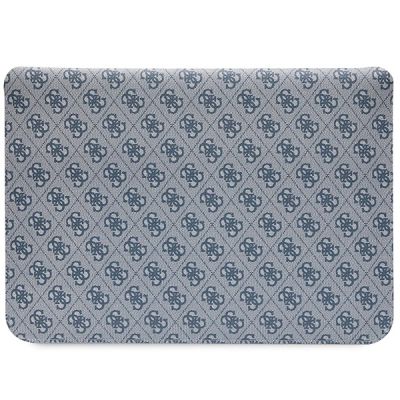 3. Guess 4G Stripe Metal Logo-Hülle für einen 14-Zoll-Laptop – Blau