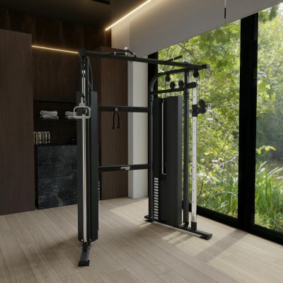 32. VIRTUFIT CC100 KABELÜBERGREIFEND - DOPPELTE VERSTELLBARE SEILROLLE - FUNKTIONSTRAINER