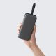 7. Cuktech LPB200N 40W 20000mAh Powerbank mit integriertem Kabel – Grau
