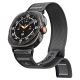 2. Spigen Athlex Air Armband für Samsung Galaxy Watch Ultra 47 mm – Schwarz und Grau