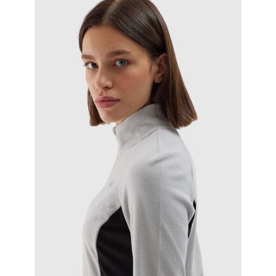 4. Thermounterwäsche aus Fleece für Damen (Oberteil) 4F 4FWAW24UFLEF049-27S