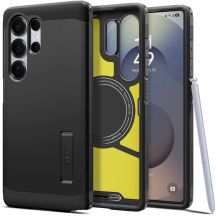 Spigen Tough Armor MagSafe Hülle für Samsung Galaxy S25 Ultra - Schwarz