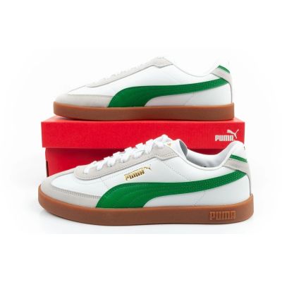 10. Puma Club II Era Herren-Sportschuhe, Sneaker, Leder, weiß, grau, grün