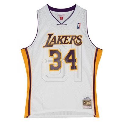 6. Mitchell & Ness Los Angeles Lakers NBA Shaquille O'Neal T-Shirt M SMJY4442-LAL02SONWHIT