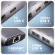 3. Axagon HMC-6G2L Kabelgebundene Dockingstation USB 3.2 Gen 2 (3.1 Gen 2) Typ-C Aluminium