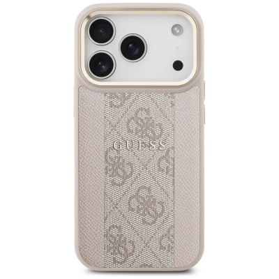 3. Guess 4G Stripe MagSafe Case für iPhone 17 Pro - Pink