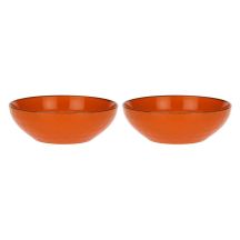 Set mit 2 Concerto Arancione Salatschüsseln – Orange, 26 cm