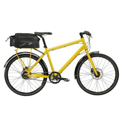 12. Wozinsky Fahrrad-Gepäckträgertasche mit Schultergurt, 9 l (Regenschutz inklusive), Schwarz (WBB22BK)