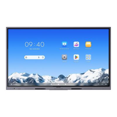 3. Hikvision DS-D5C75RB/A2L Digital Signage-Display, interaktives Flachbildschirm-Display, 190,5 cm (75") LED, WLAN, 480 cd/m², 4K Ultra HD, grauer Touchscreen, integrierter Prozessor, Android 16/7
