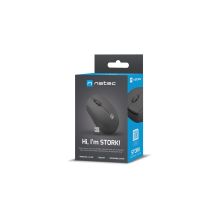 NATEC KABELLOSE MAUS STORK 1600DPI SCHWARZ NMY-2000