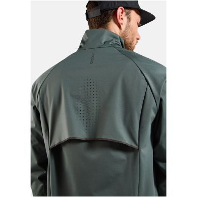 5. Odlo Jacket ZEROWEIGHT PRO WARM REFLECTIVE – grüne isolierte Jacke