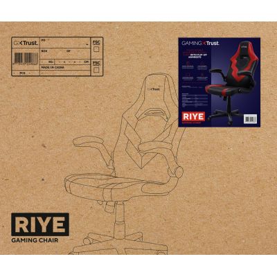 7. TRUST GXT703R RIYE Gaming-Stuhl rot (24986)