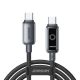 Joyroom S-A55 StarFlight-Kabel 100W USB-C - USB-C 1,2 m - schwarz