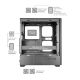 21. TACENS MARS MC-QUANTUM 3xFDB120+1xARGB120 USB-C ATX-Gehäuse