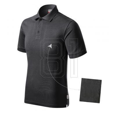 2. Herren Resist Heavy Poloshirt (ebony gray 94 (brand label))
