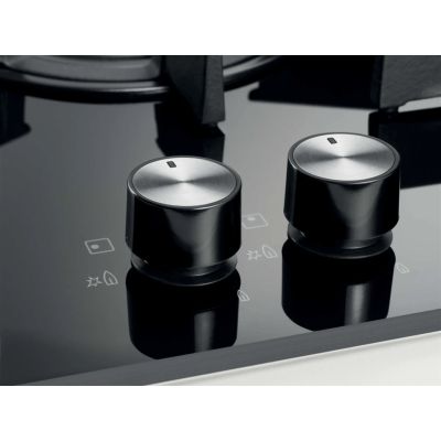 9. Electrolux EGC3322NVK Kochfeld Schwarz Einbau-Gas 2 Kochzonen