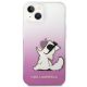 3. Karl Lagerfeld KLHCP14MCFNRCPI iPhone 14 Plus 6.7" Hardcase Pink / Pink Choupette Fun