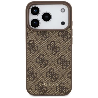 3. Guess 4G Classic Hülle für iPhone 17 Pro / 18 Pro - Braun