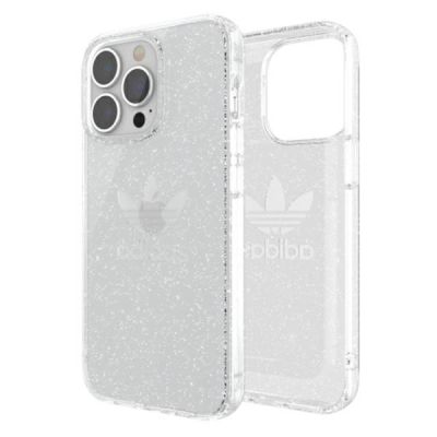6. Adidas OR Protective Clear Case Glitter für iPhone 13 Pro / iPhone 13 - Transparent Silber