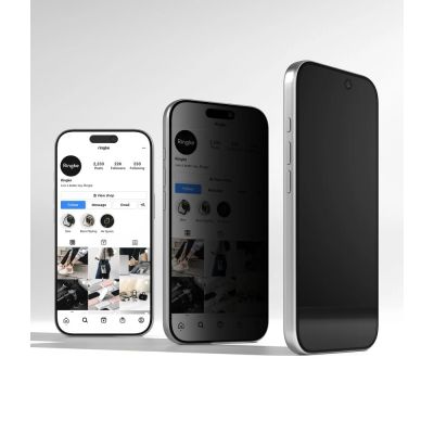 3. Ringke Easy Slide Privacy 2er-Pack gehärtetes Glas für iPhone 18 Pro Max