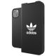 8. Adidas OR Booklet Case BASIC für iPhone 13 - Schwarz und Weiß