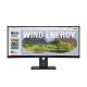 Lenovo ThinkVision T34WD-40 64AEGAT1EU_D LED-Monitor, 86,4 cm (34 Zoll), 3440 x 1440 Pixel, Wide Quad HD, Schwarz