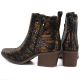 5. Schwarze Damen-Cowboystiefel aus Schlangenleder, Modell M.Daszyński SA261-1