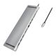 LogiLink UA0373 – Kabelgebunden – USB 3.2 Gen 1 (3.1 Gen 1) Typ-C – 100 W – 3,5 mm – 10.100.1000 Mbit/s – Aluminium