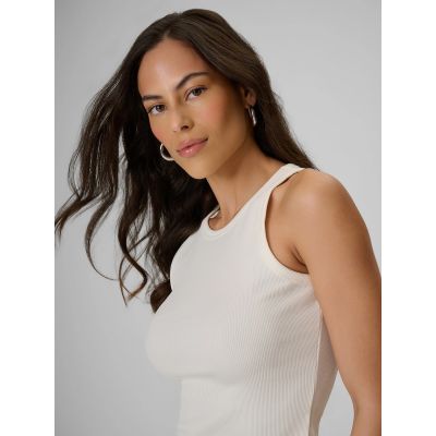 4. Schmal geschnittenes, geripptes Damen-Stricktop 4F 4FRSS26TSLEF338-12S