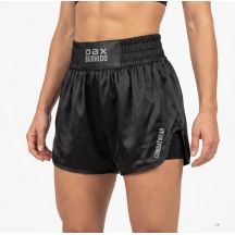 Schwarze Muay-Thai-Shorts für Damen von COMBATWEAR | DBX Bushido
