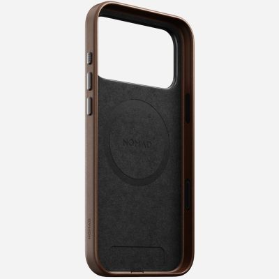 4. Nomad Traditionelle Lederhülle für 17,5 cm (6,9") Mobiltelefone Braun