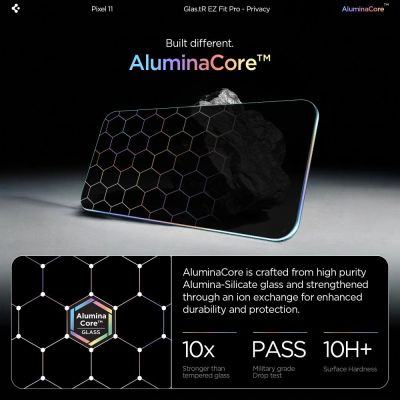 7. Spigen Glas.tR EZ Fit Pro HD 2er-Pack Sichtschutzglas für Google Pixel 10/11