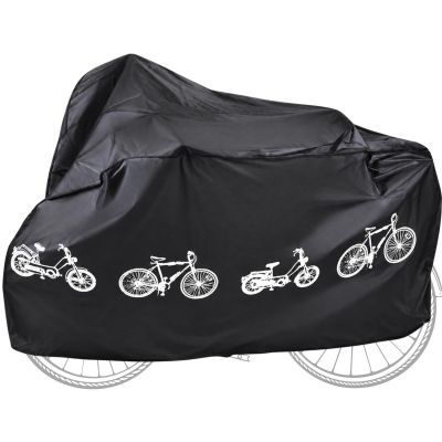 Schwarze Abdeckung für Motorrad, Fahrrad und Roller XQMAX
