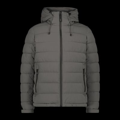 CMP Herren Wintersportjacke mit Kapuze, isoliert, grau (34K0167/E910)