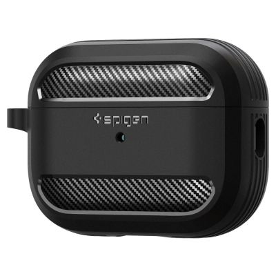 Spigen Rugged Armor Hülle für Apple AirPods Pro 1/2 – mattschwarz