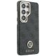 4. Guess 4G Strass-Logo-Hülle mit MagSafe-Funktion für Samsung Galaxy S26 Ultra – Schwarz