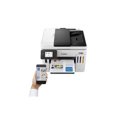 54. Canon MAXIFY GX 7150 Drucker, Tintenstrahl, Farbdruck, 600 x 1200 dpi, A4, Direktdruck, Weiß