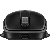 HP 510 Ultraschnelle, wiederaufladbare kabellose Maus, Schwarz, kabellos mit wiederaufladbarem Akku, schwarz 9C2F6AA
