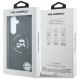 8. Karl Lagerfeld Silikonhülle mit Karl&Choupette-Motiv und MagSafe-Design für Samsung Galaxy S26 FE – Schwarz