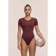 4. CASALL Studio Body Kurzarm, bordeauxrot
