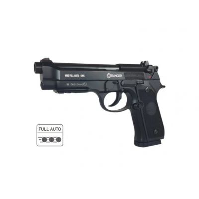 15. RANGER M92 FULL AUTO BLOWBACK Luftpistole, 4,5 BBs, 18 Schuss. KWC