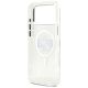 7. Karl Lagerfeld IML Glitter Karl & Choupette Sketch Logo MagSafe Case für iPhone 17 Pro Max – Transparent