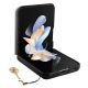 4. Guess 4G Charms Collection Hülle für Samsung Galaxy Z Flip 5 – braun
