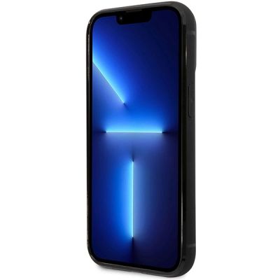 5. Hülle BMW BMHCP14L22RSEPK iPhone 14 Pro 6.1" schwarz/schwarz Leder Kartenfach
