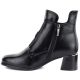 8. Gefütterte Damen-Ankle-Boots mit Blockabsatz, schwarz, Potocki SZ12868