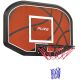 11. Basketball-Rückwand 110x73x3cm Korb 45cm Pure 2 Improve
