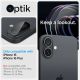9. Spigen Optik GLAS.TR Kameraschutz 2-PACK für iPhone 16 / 16 PLUS – Schwarz