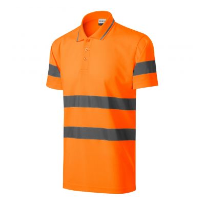 Rimeck HV Runway M Poloshirt MLI-2V998 fluoreszierendes Orange