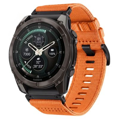 Tech-Protect Nylon Classic Armband für Garmin Fenix ​​5X / 5X Plus / 6X / 6X Pro / 7X / 8 / 8 Pro / 9 / 9 Pro (47 mm) - Orange