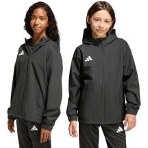 adidas Entrada 26 Allwetter-Kinderjacke Schwarz JZ9104